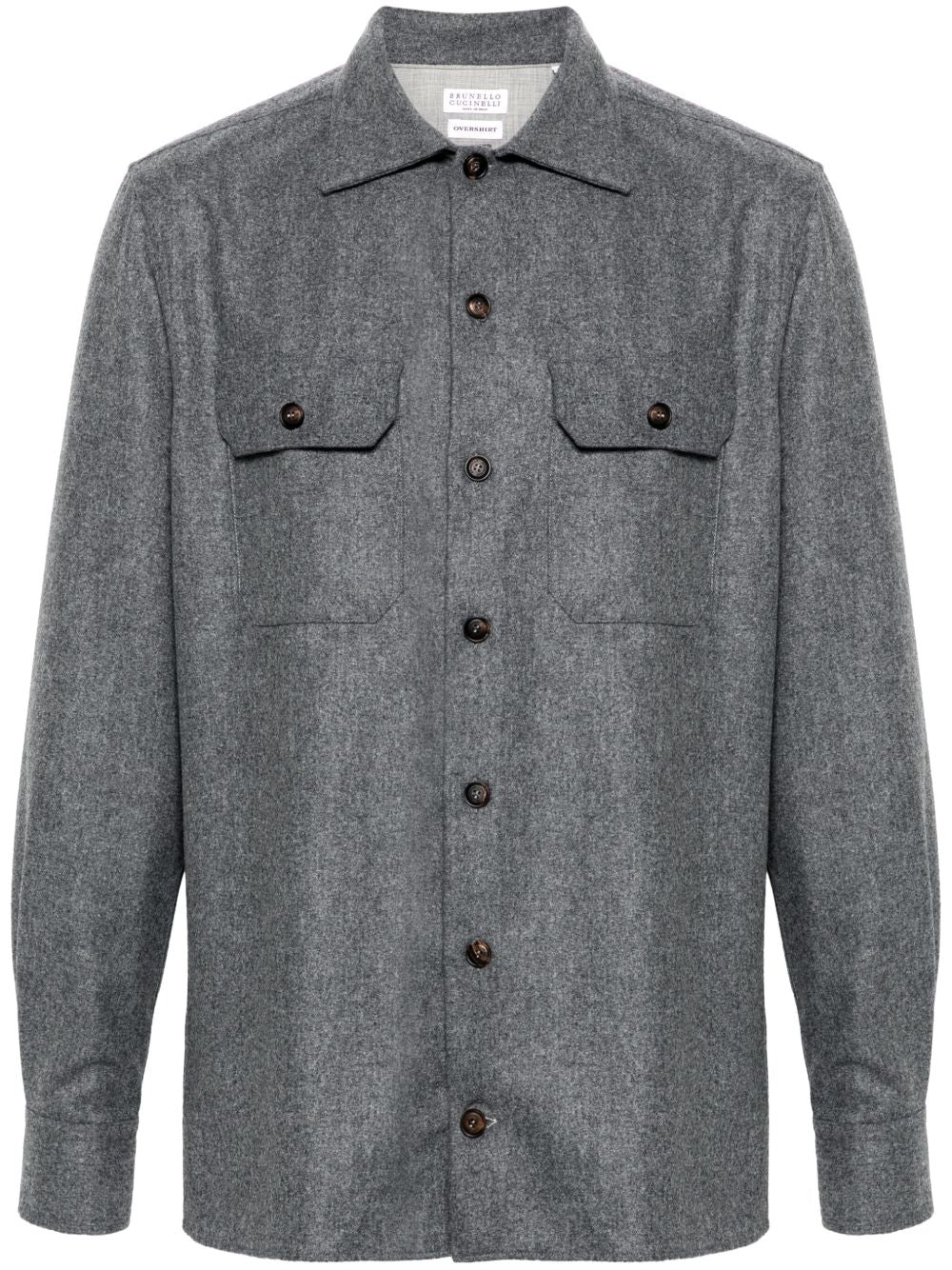 Brunello Cucinelli Shirts Grey