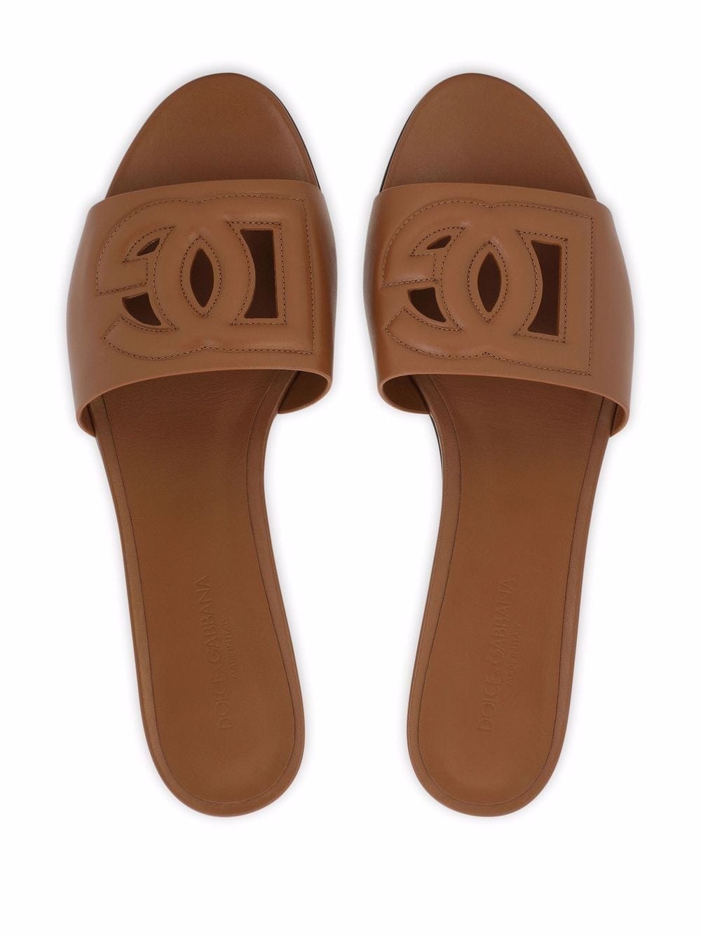 Sandals Dolce & Gabbana Sandals Leather Brown Brand