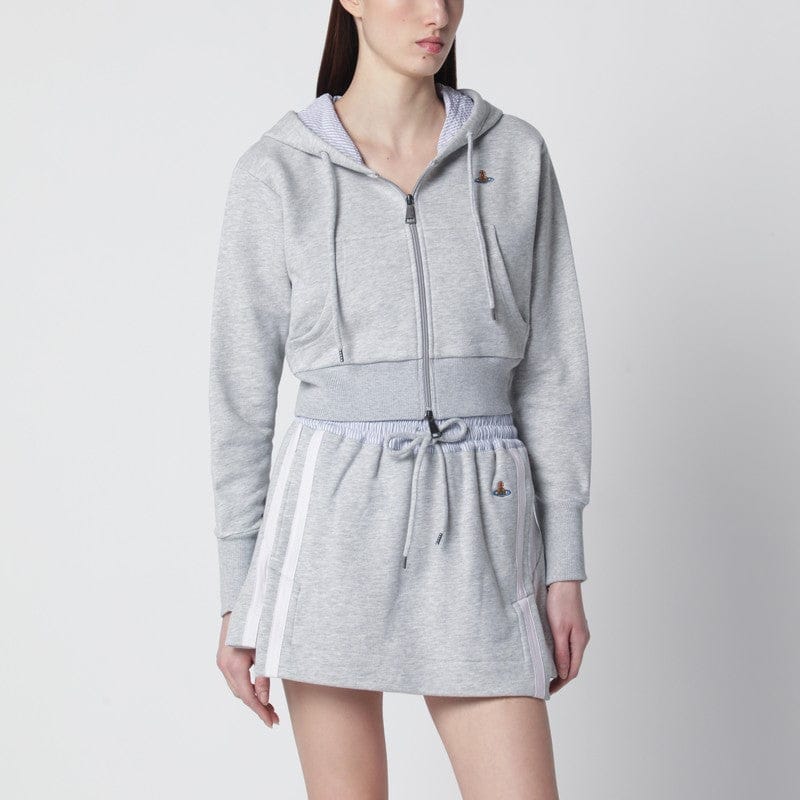 Shirts & Tops Vivienne Westwood - Grey cropped sweatshirt with Orb logo - M Brand