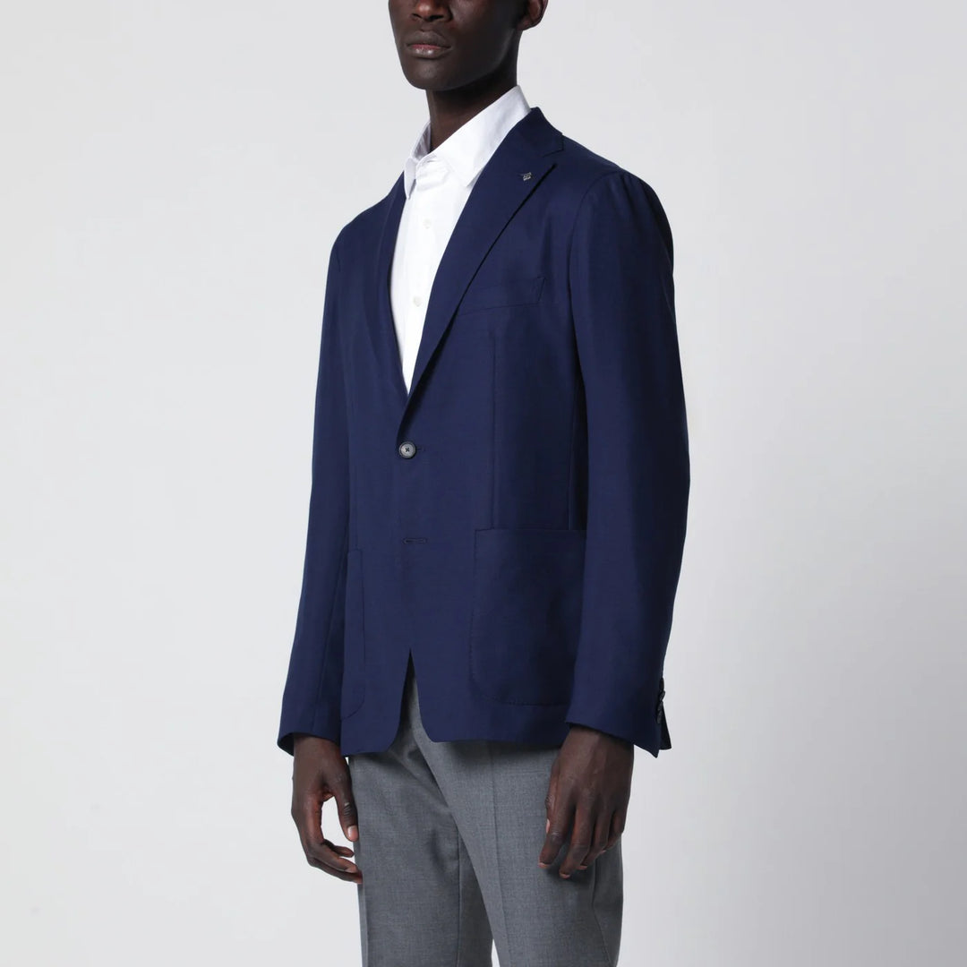Tagliatore - Blueette wool single-breasted jacket