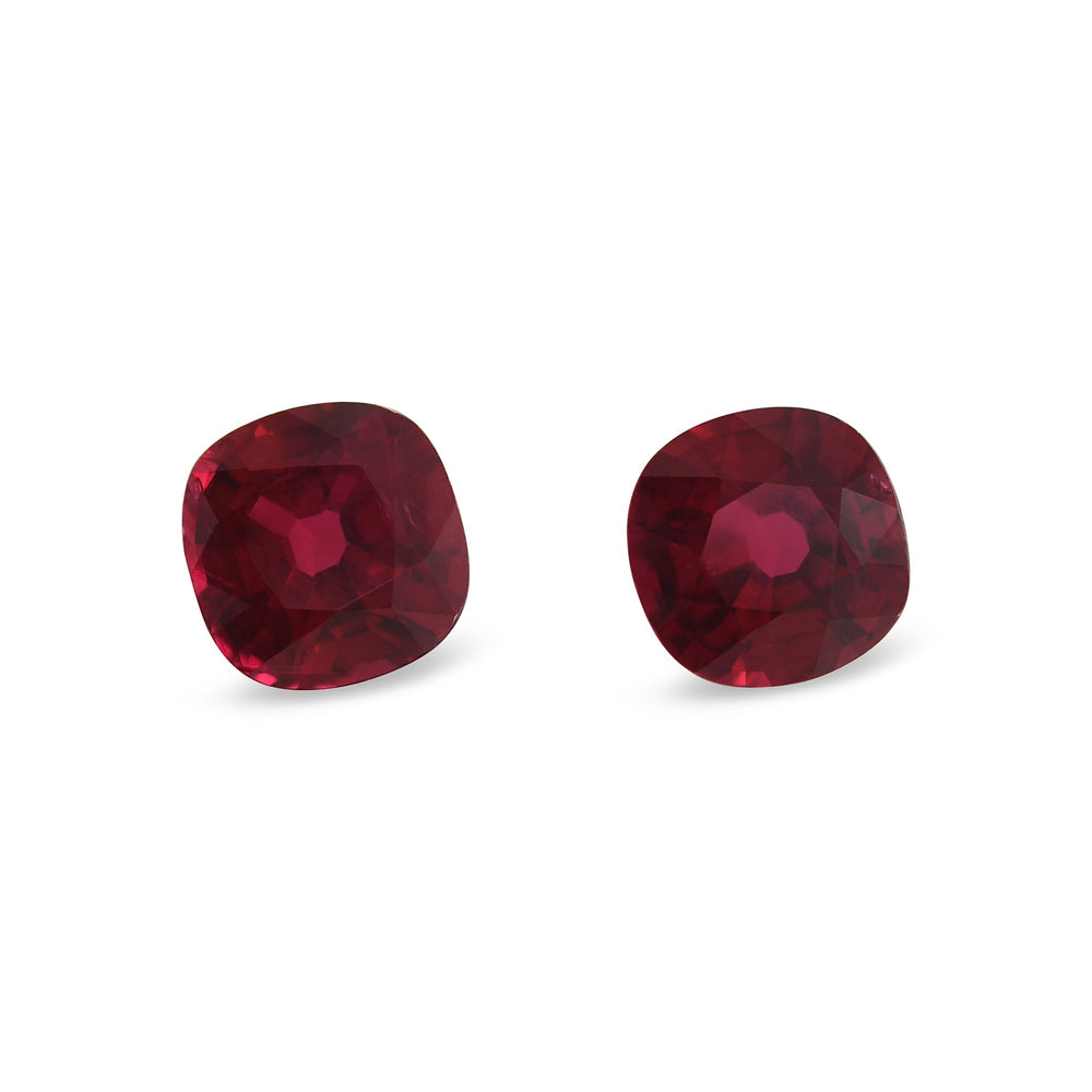 2.18 Carat Red MOZAMBIQUE Cushion Ruby CD