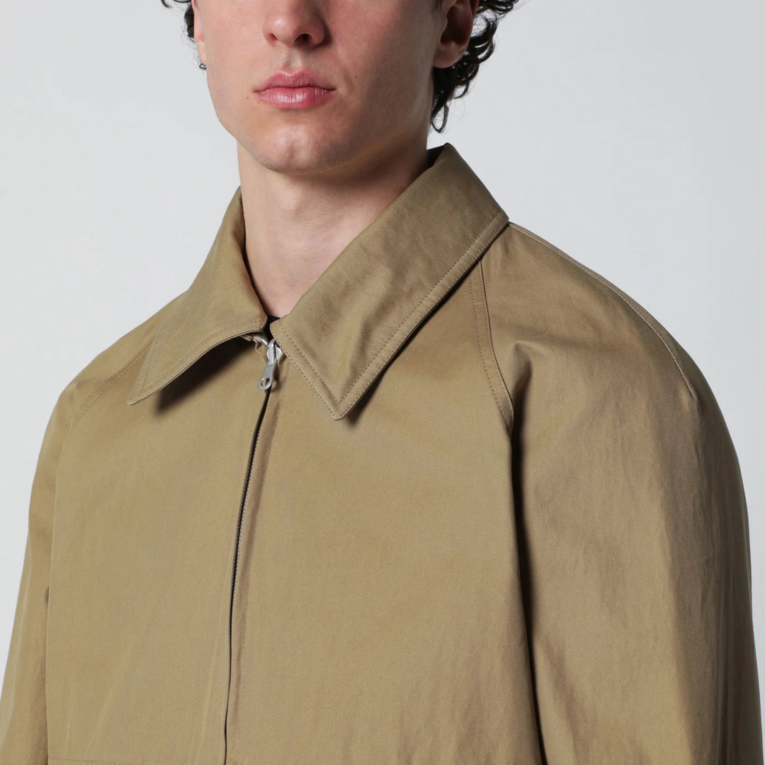 Dries Van Noten - Beige cotton-blend zip-up jacket