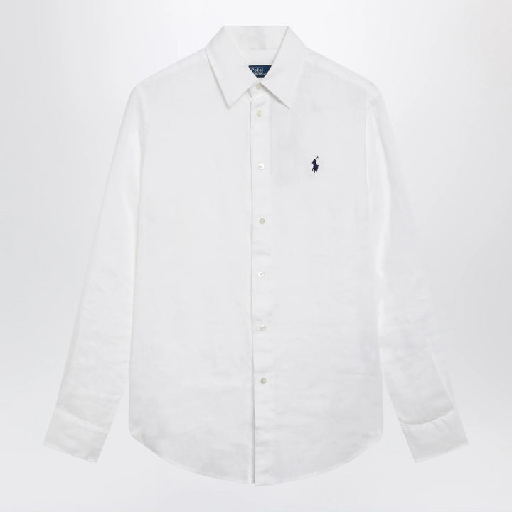 Polo Ralph Lauren - White linen Classic-Fit shirt