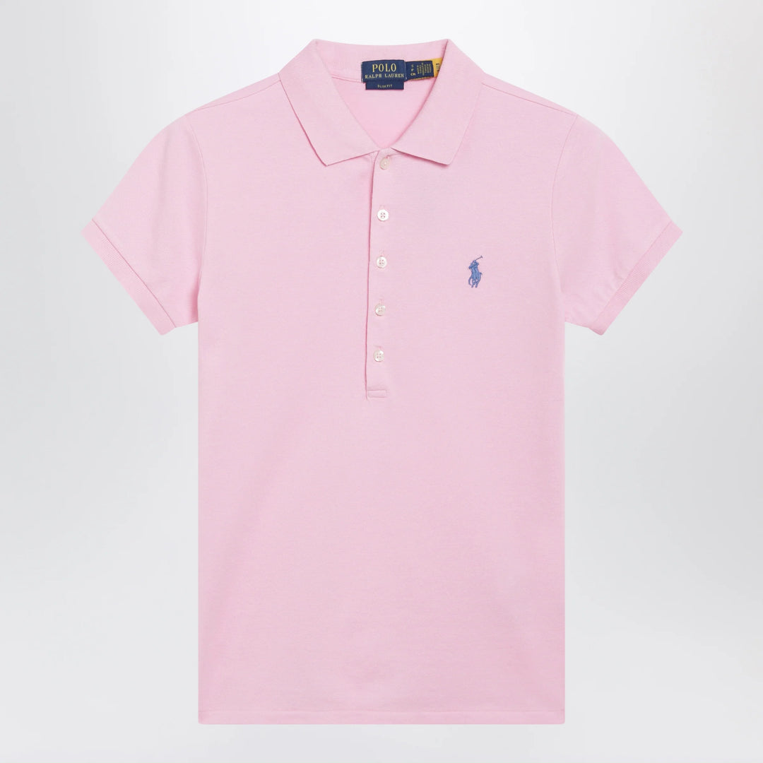 Polo Ralph Lauren - Pink slim-fit cotton piqué polo