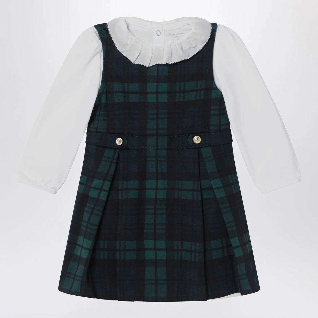 Polo Ralph Lauren - Dress in dark green tartan pattern