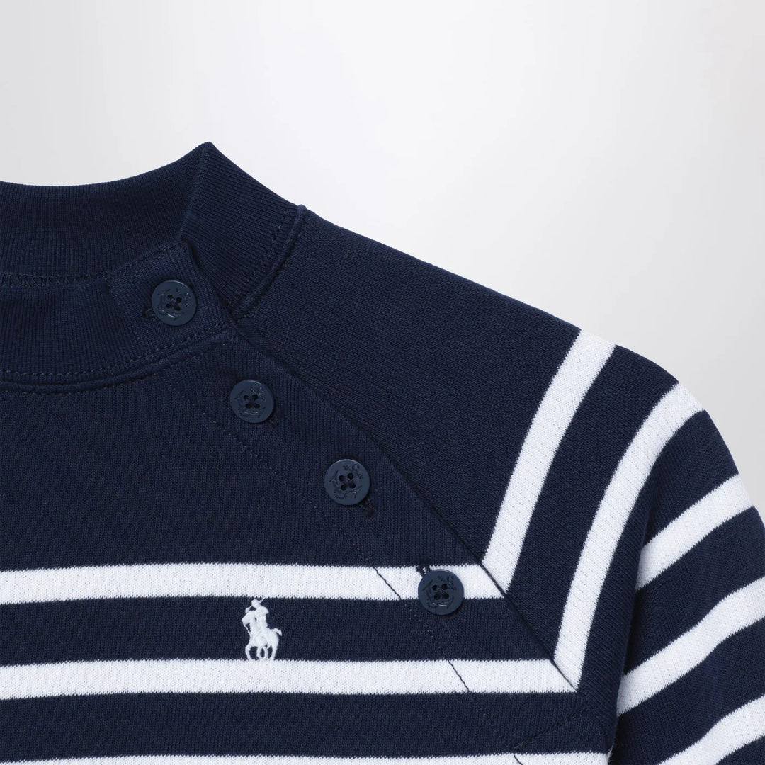 Polo Ralph Lauren - Navy blue sweatshirt with white stripes