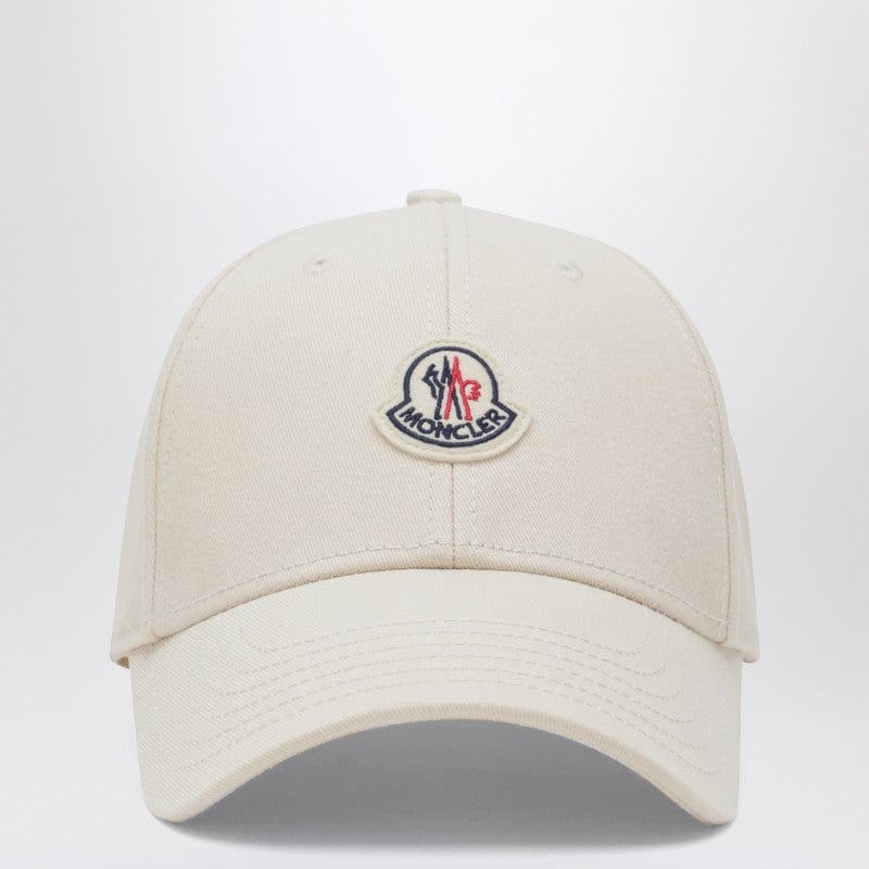 Hats Moncler - Beige baseball cap with logo - One size Brand