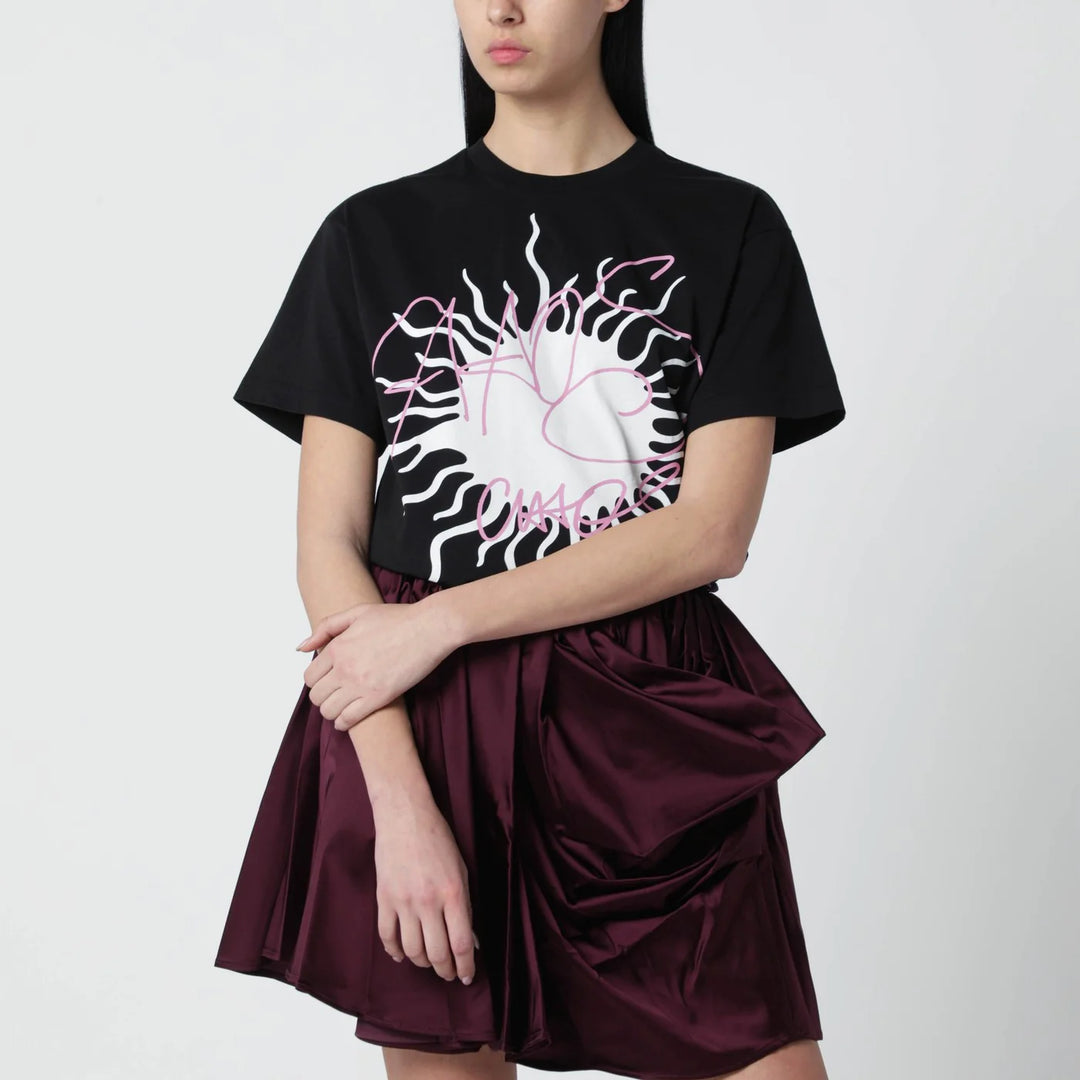Vivienne Westwood - Black T-shirt with logo print