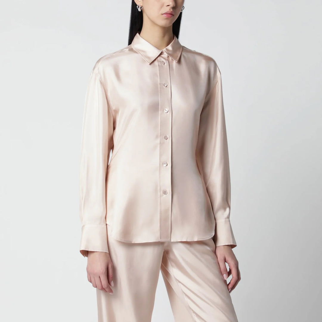 Róhe - Light pink silk shirt
