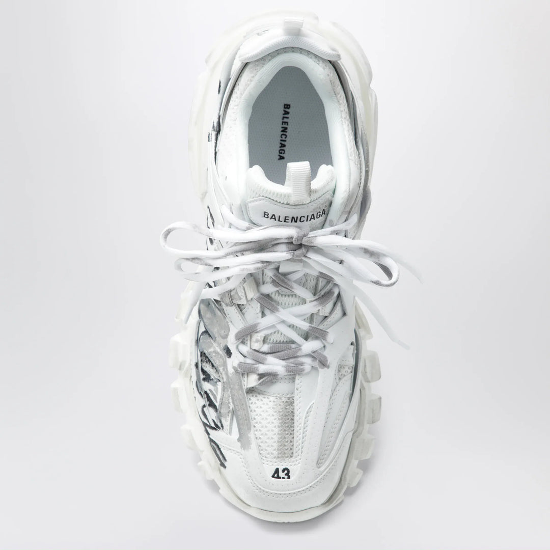 Balenciaga - Track Signature sneakers in white/black Brand Apparel &amp; Accessories > Shoes