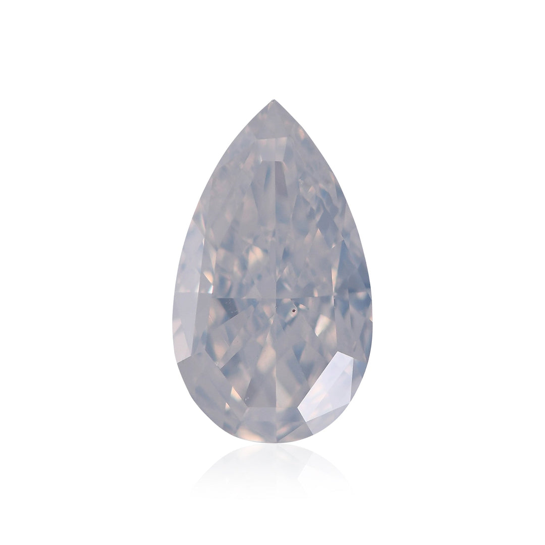 1.25 Carat Fancy White Pear Diamond I2 GIA