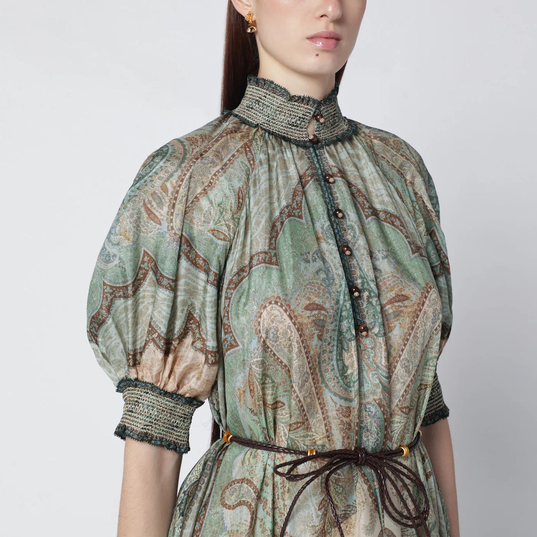 ZIMMERMANN - Wanderlust Billow dress with tapestry print