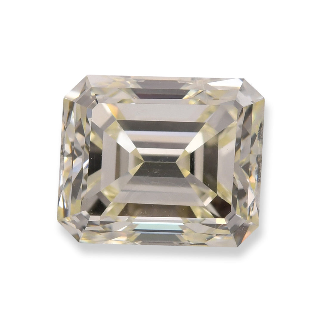 3.49 Carat U-V Emerald Diamond SI2 GIA