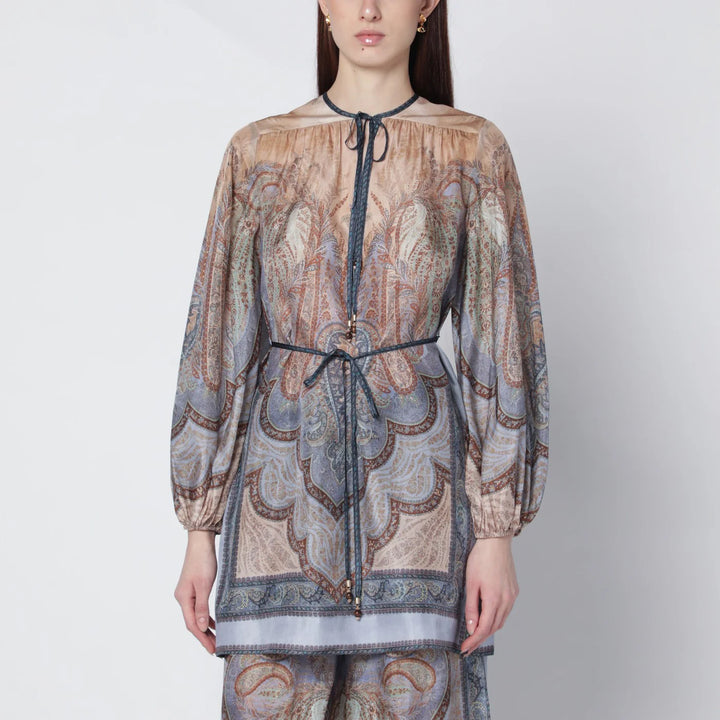 ZIMMERMANN - Wanderlust blouse with tapestry print
