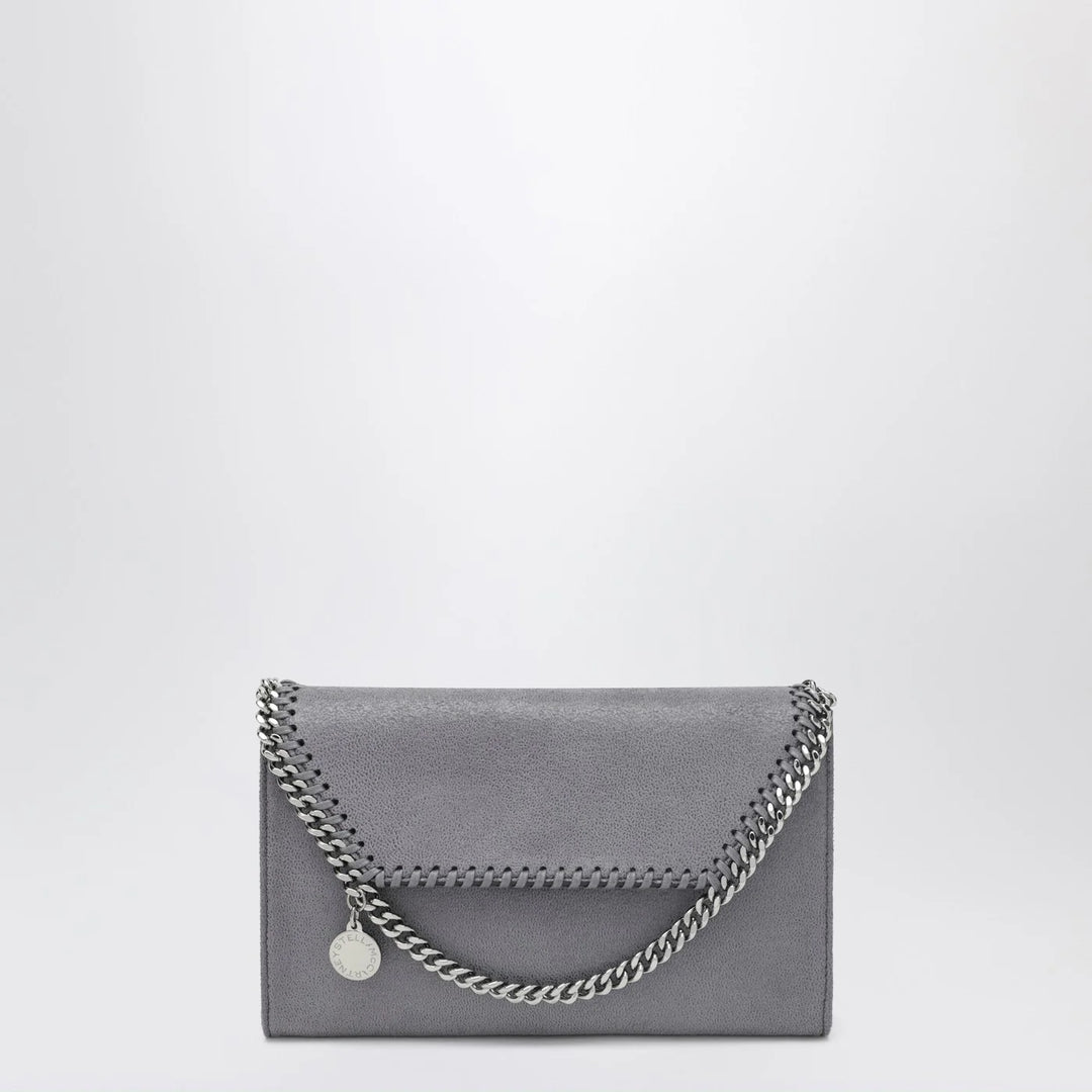 Stella McCartney - Falabella crossbody wallet bag in dark barolo