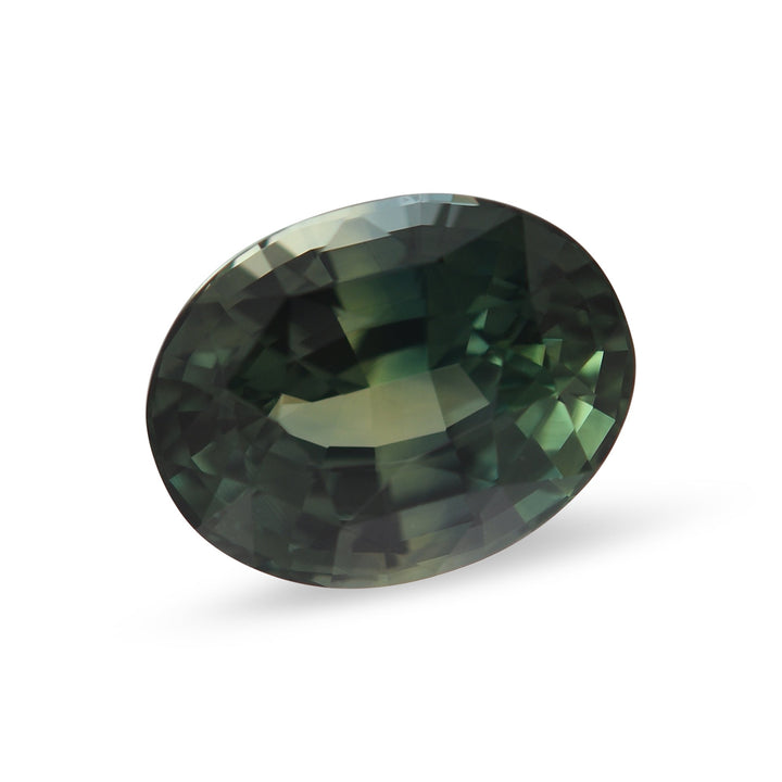 6.96 Carat Green MADAGASCAR Oval Sapphire CD