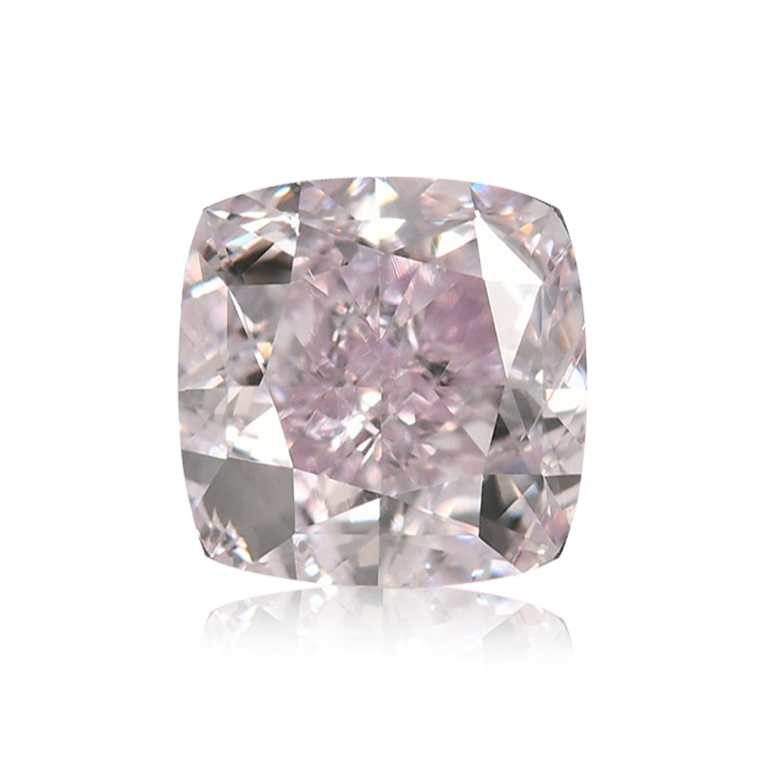0.82 Carat Fancy Light Purplish Pink Cushion Diamond SI2 GIA