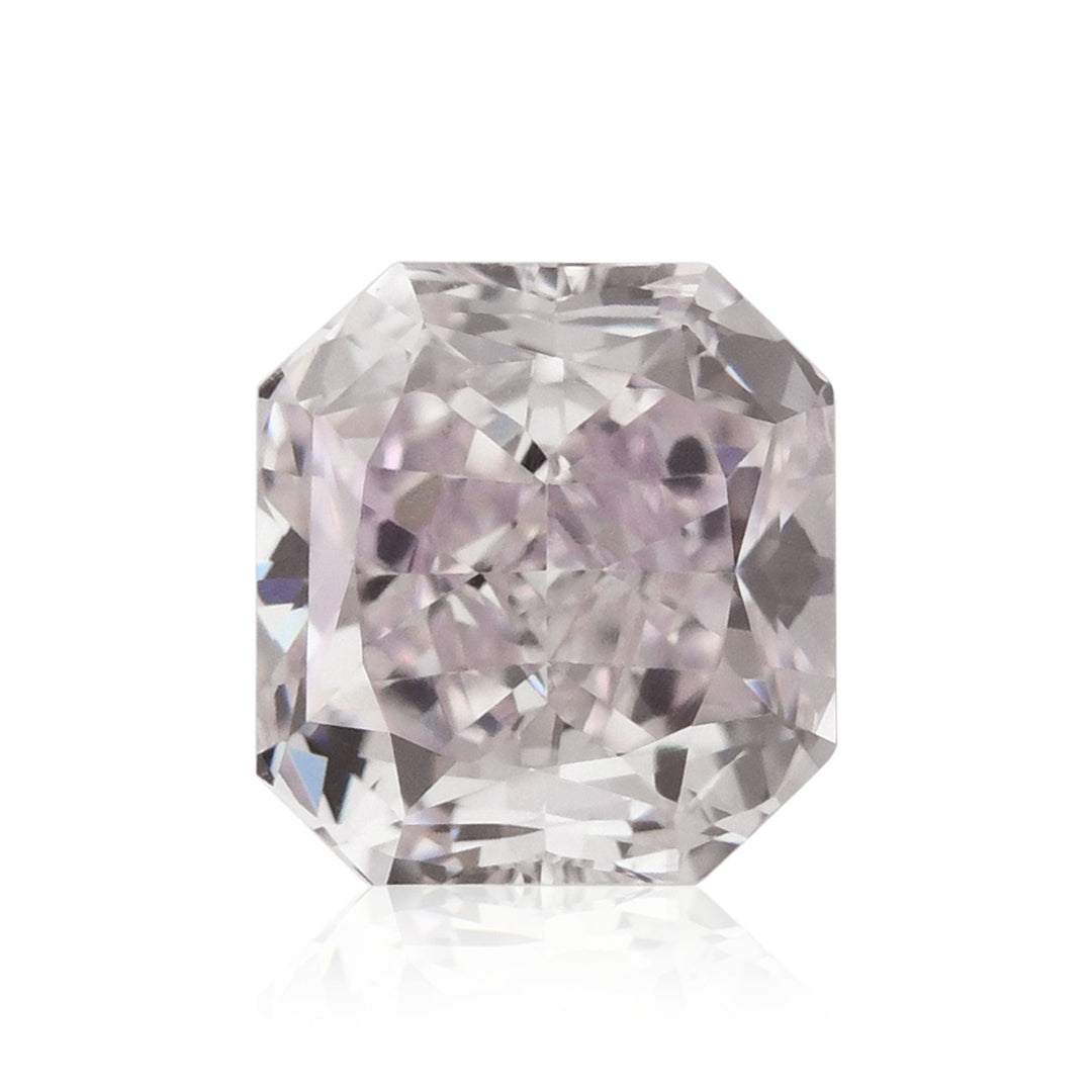 0.41 Carat Fancy Light Purplish Pink Radiant Diamond VS1 GIA
