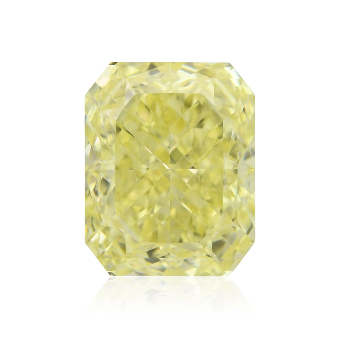 1.17 Carat Fancy Yellow Radiant Diamond IF GIA