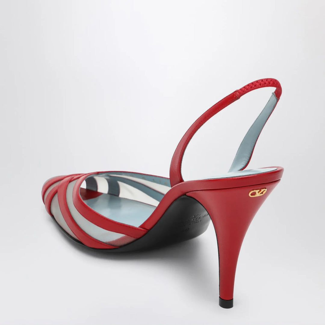 Valentino Garavani - Red ImpuDance Slingback Décolleté