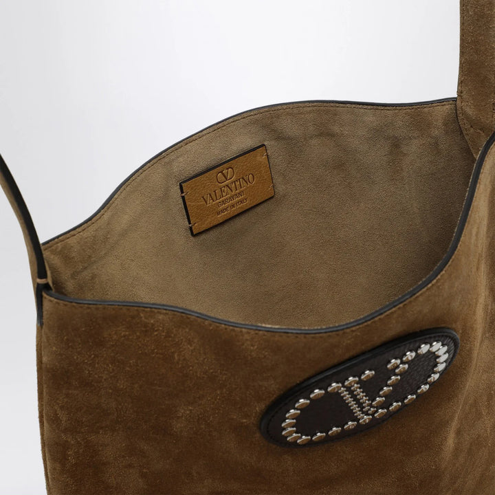 Valentino Garavani - Beige suede Nellcôte bag