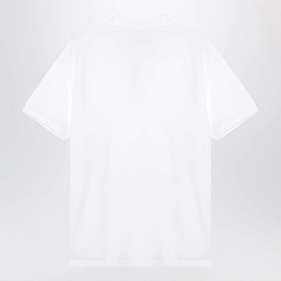 Polo Ralph Lauren - White cotton Custom Slim-Fit polo