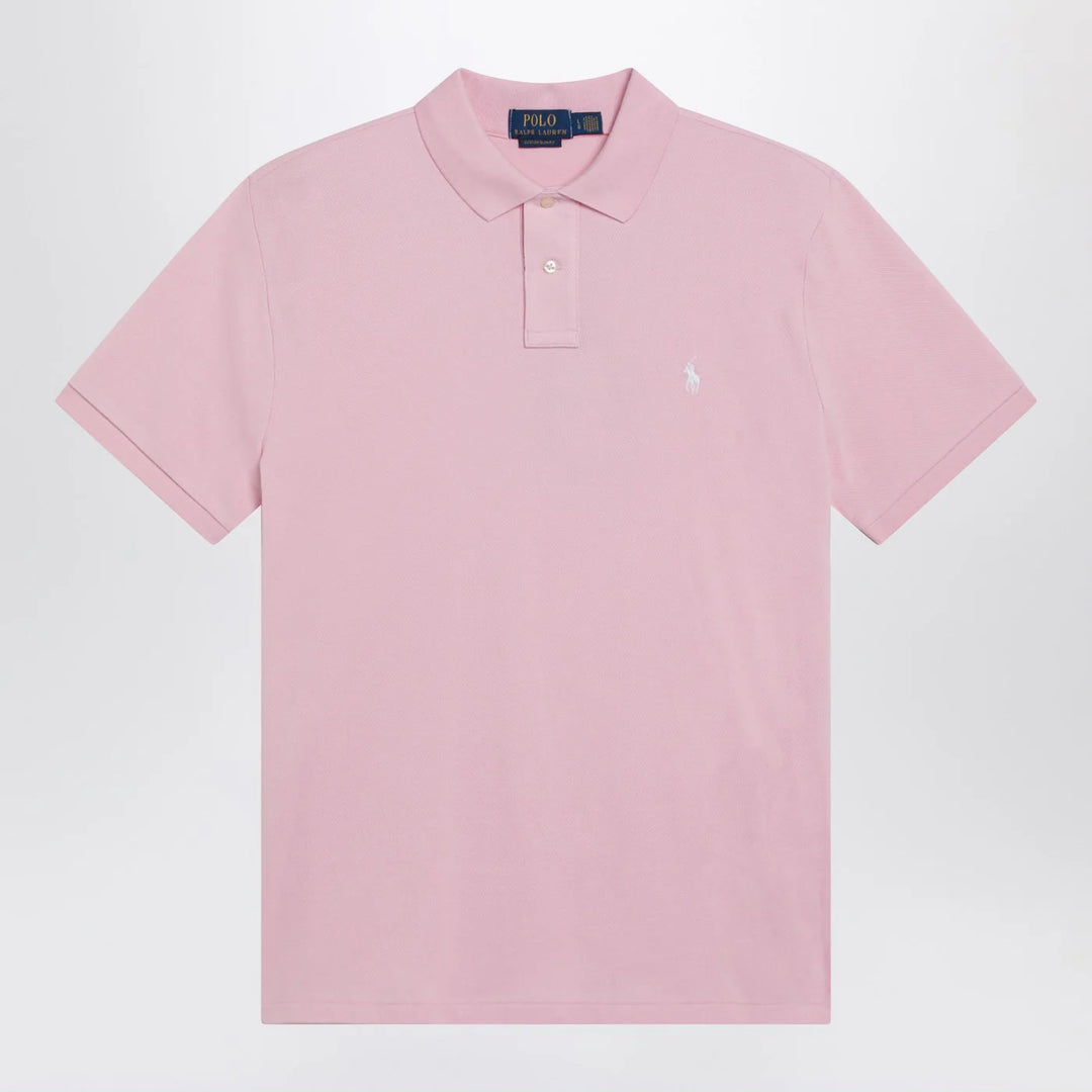 Polo Ralph Lauren - Pink Custom Slim-Fit cotton polo shirt