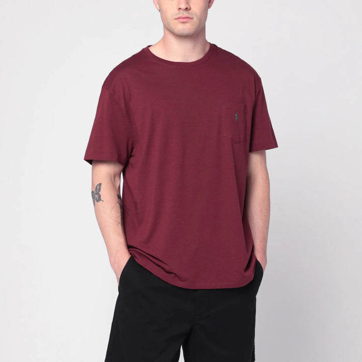 Polo Ralph Lauren - Wine red cotton T-shirt Classic-Fit