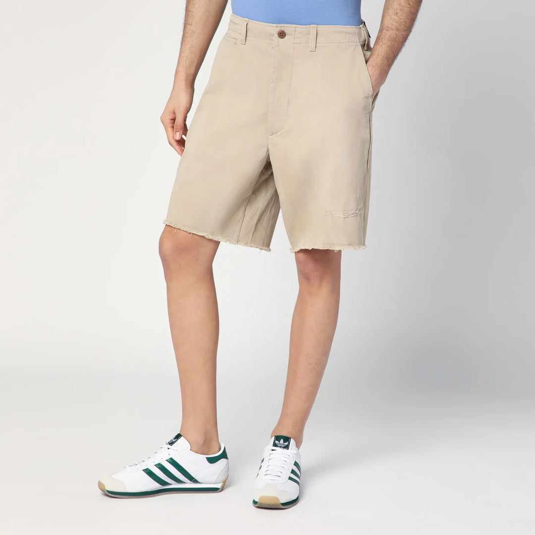 Polo Ralph Lauren - Beige cotton Big-Fit Shorts