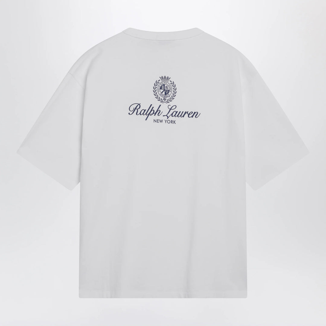 Polo Ralph Lauren - White Relaxed-Fit T-Shirt With Logo Prints