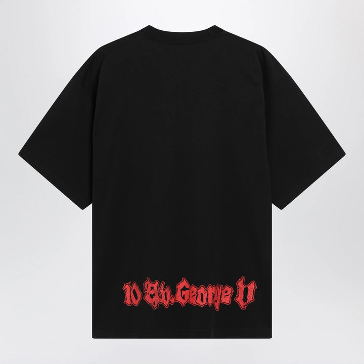 Balenciaga - Salon de Couture cotton jersey T-shirt in black