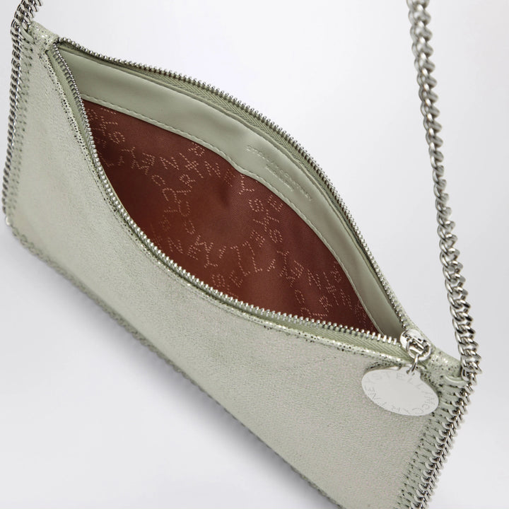 Stella McCartney - Light lime green mini Falabella shoulder bag