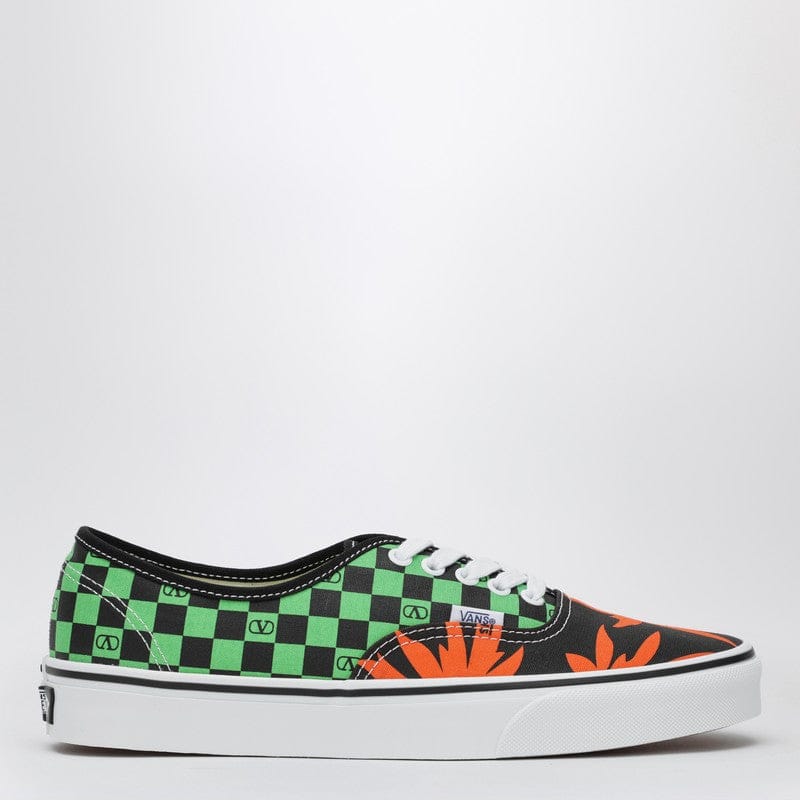 Shoes Valentino Garavani X Vans - Sneaker Low-Top with VLogo Checkerboard print and Tropical Leaves - 40,5 IT Brand