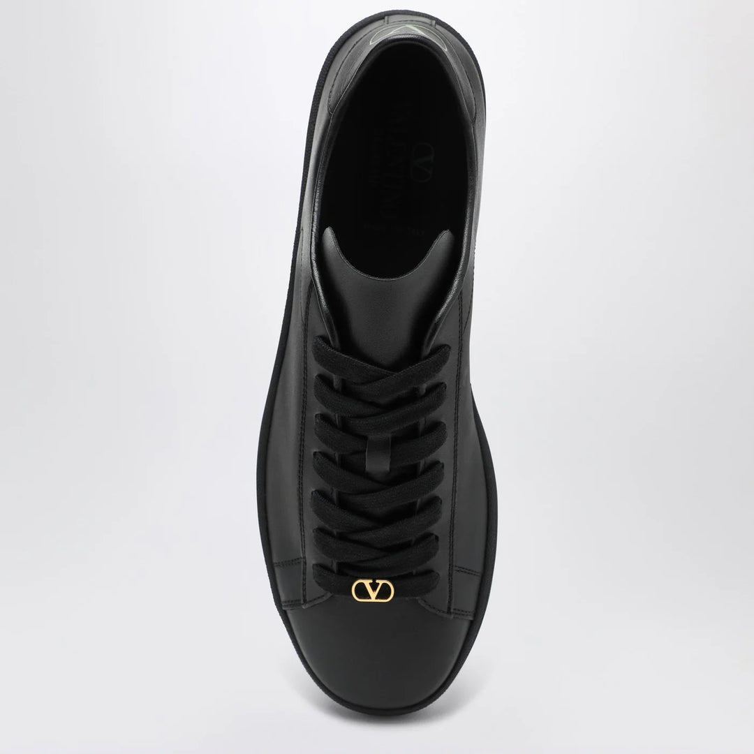 Valentino Garavani - Black leather Royco sneakers