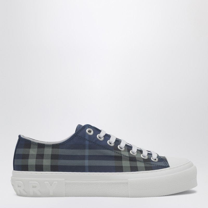 Shoes Burberry - Blue Check cotton sneakers - 42,5 IT Brand