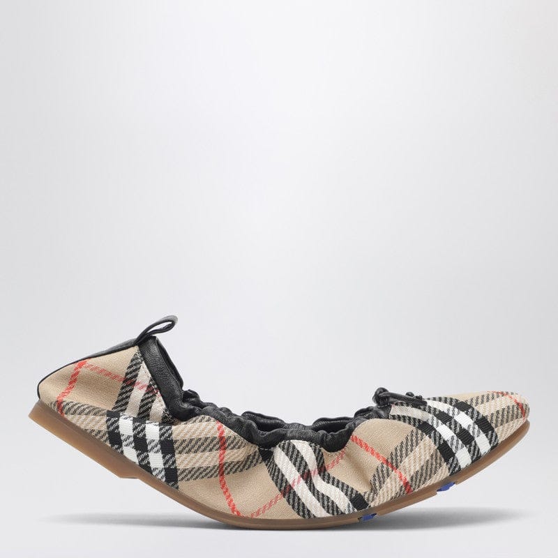Shoes Burberry - Fawn Check ballet flats beige - 38,5 IT Brand