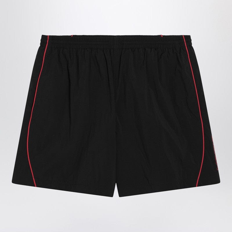 Shorts Balenciaga - Black technical fabric short with logo - S Brand