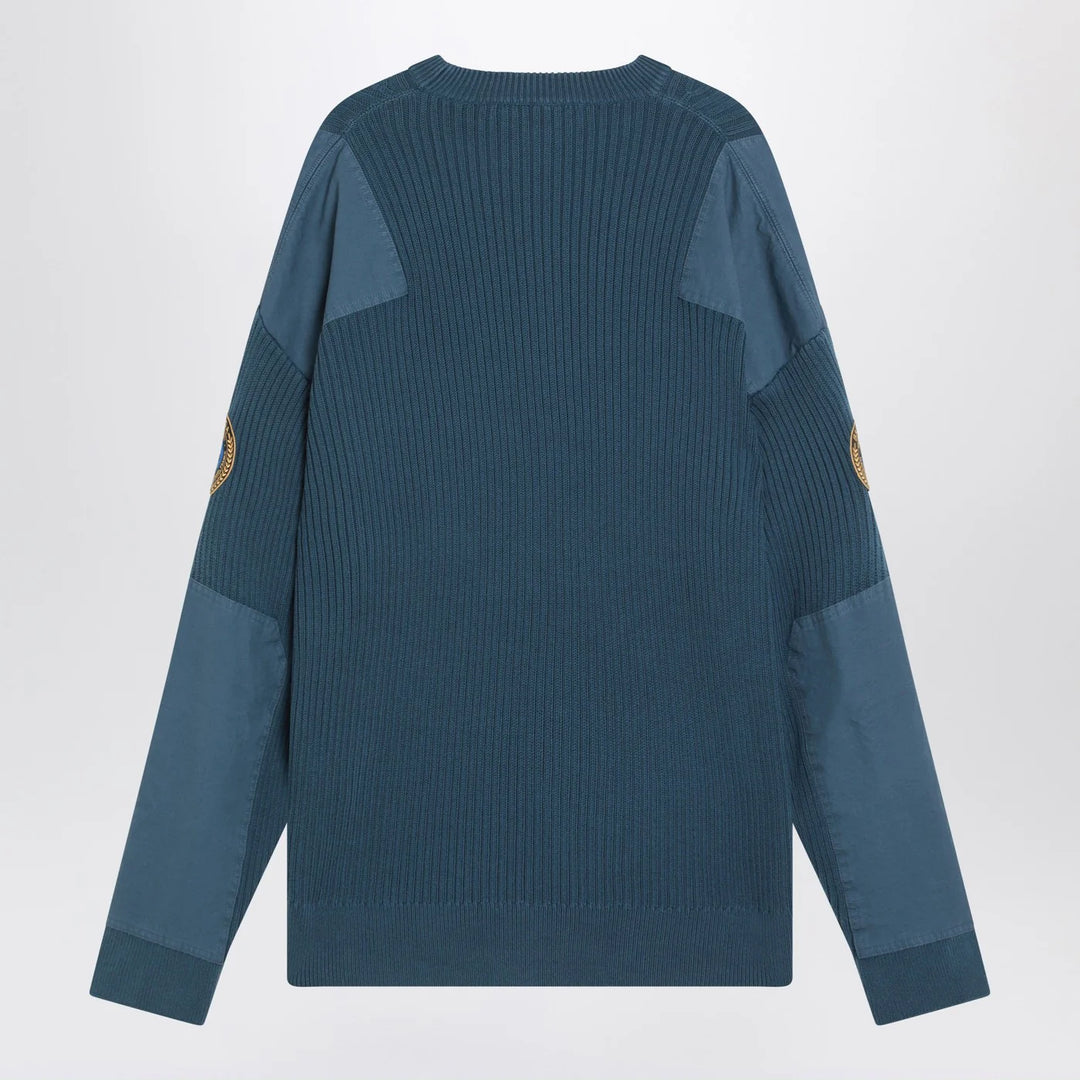 Balenciaga - Blue Uniform Merch cotton jumper