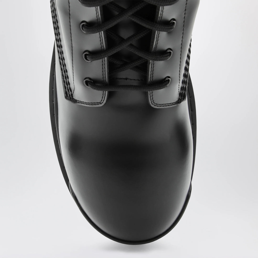Balenciaga - Black Combat leather boots