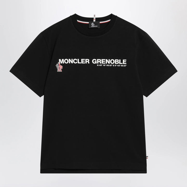 Moncler Grenoble - Black T-shirt with logo print
