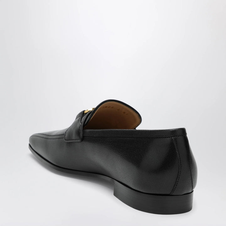 Valentino Garavani - Black Vlogo Signature goatskin loafers