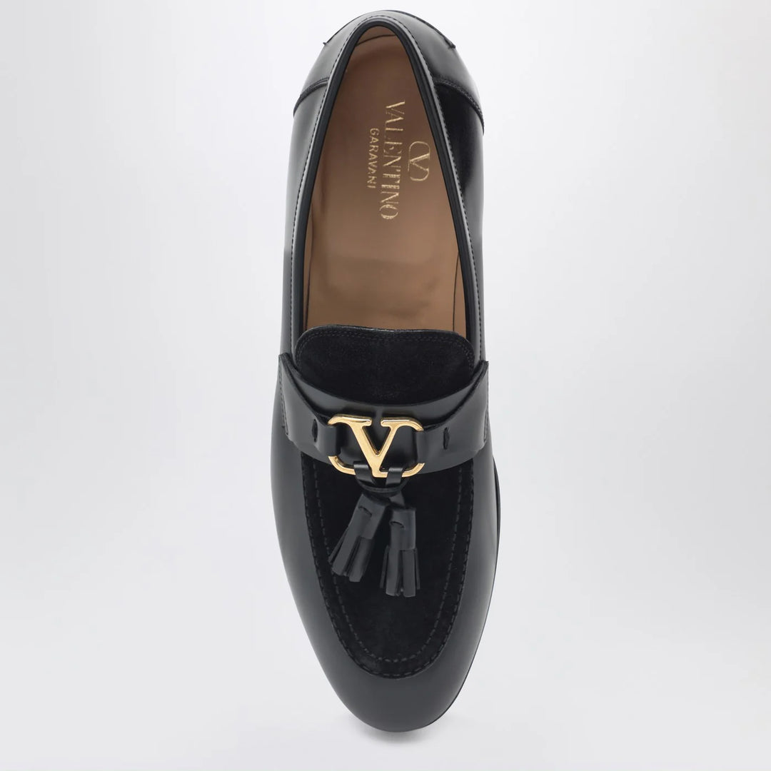 Valentino Garavani - Vaniteux loafer in calfskin and split leather