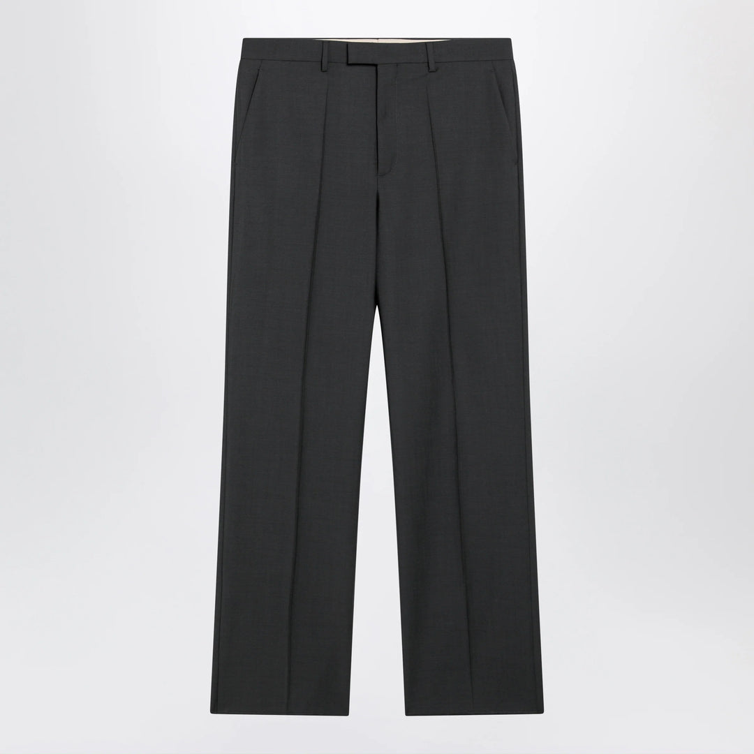 Valentino - Gray wool-blend pants