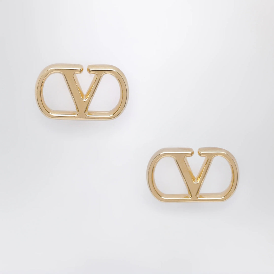 Valentino - VLogo Signature earrings in gold-tone metal