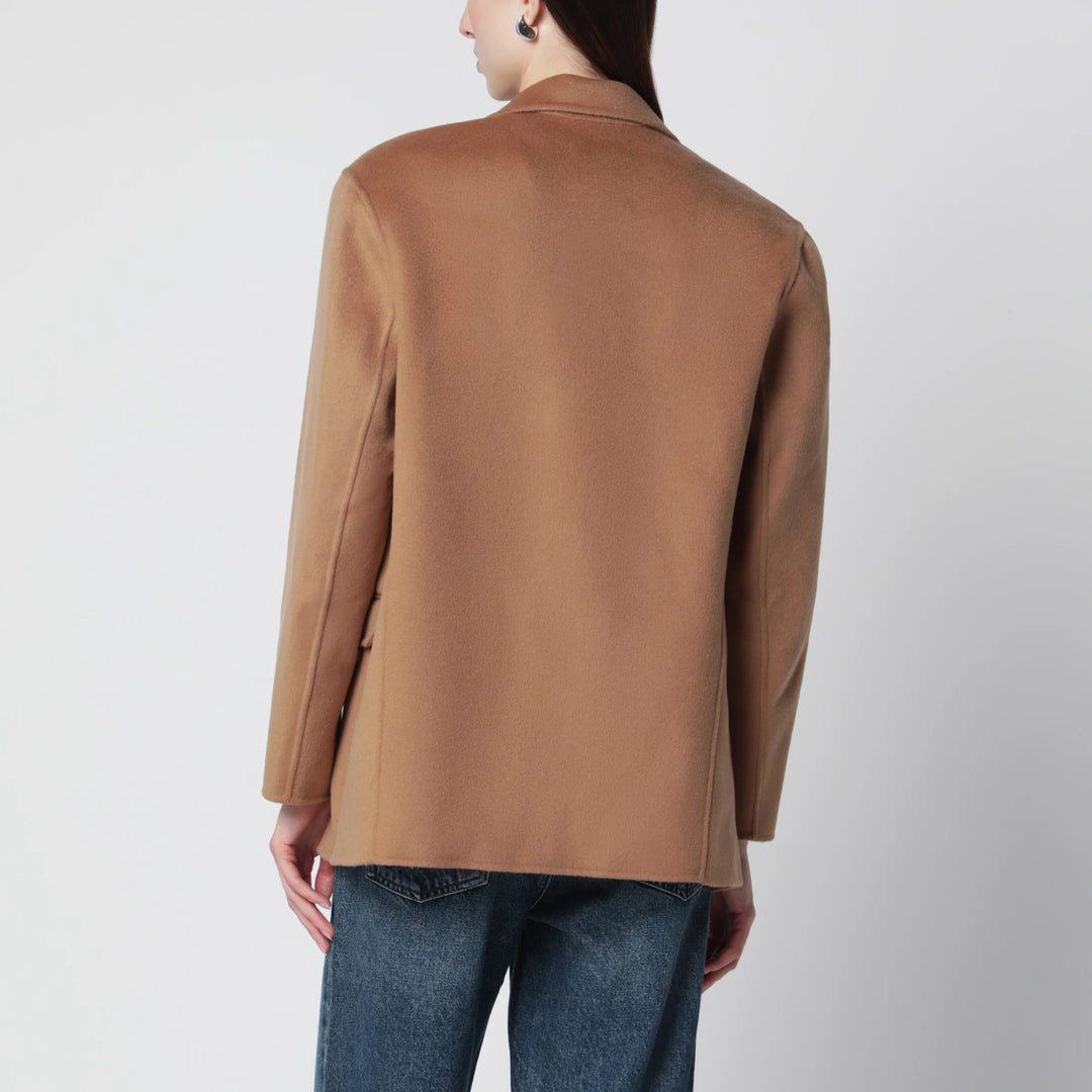 ANINE BING - Quinn blazer in wool and cashmere, camel
