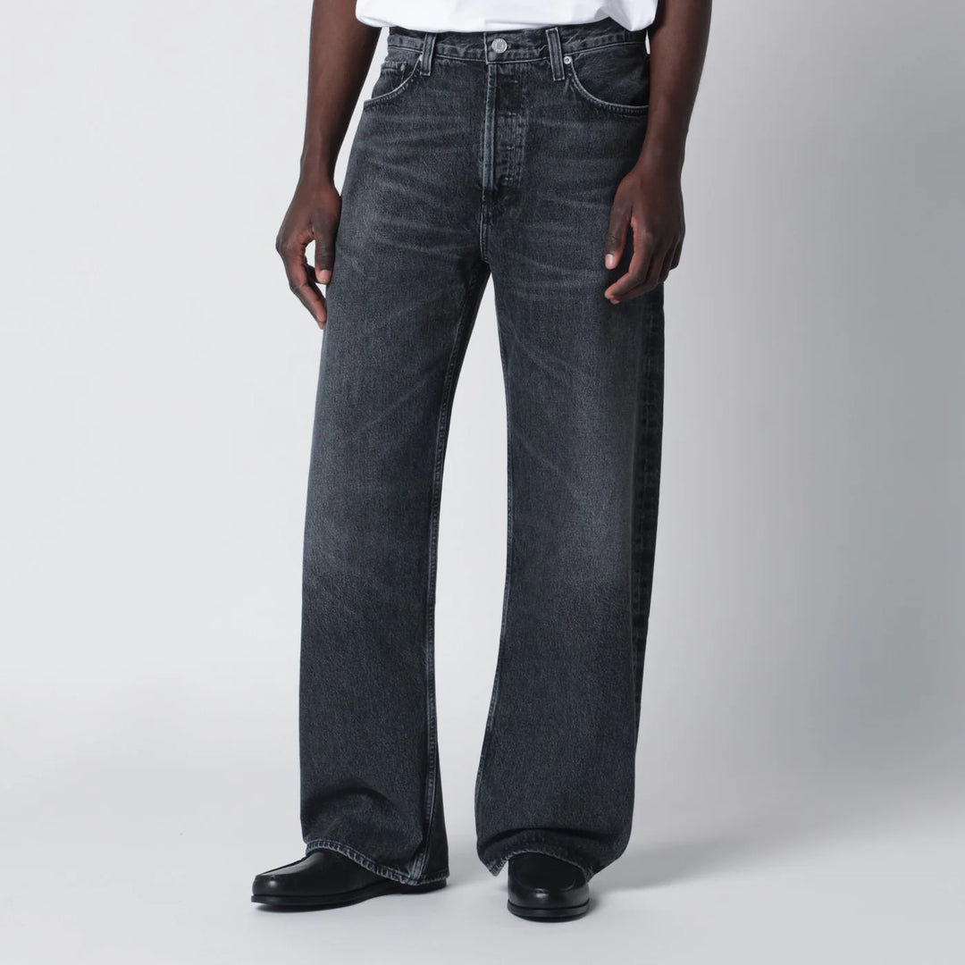AGOLDE - Dark washed black Afton jeans