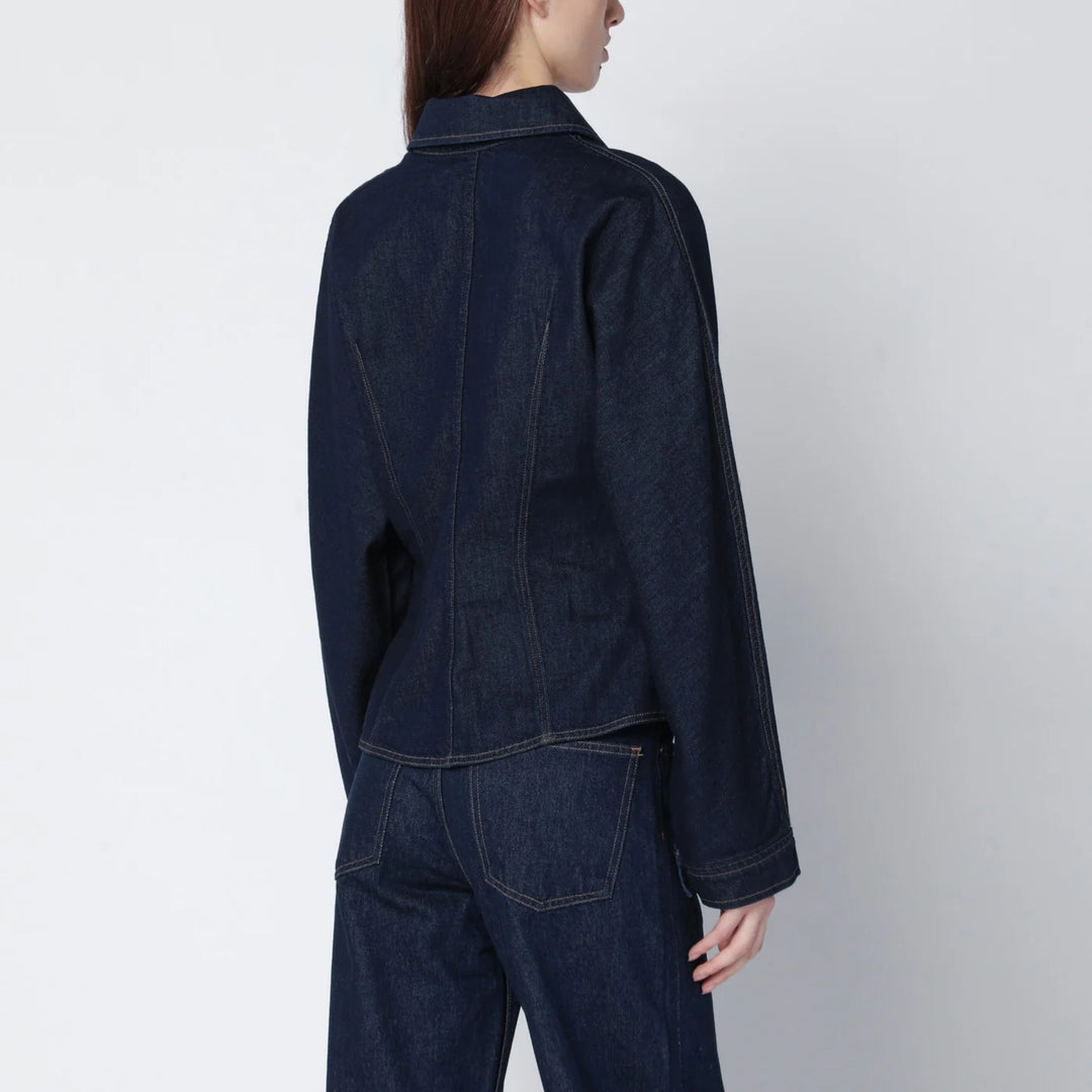 AGOLDE - Dark indigo denim shirt