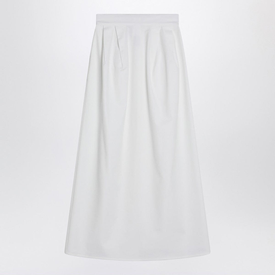Skirts 44 Max Mara Wide white gabardine skirt Brand