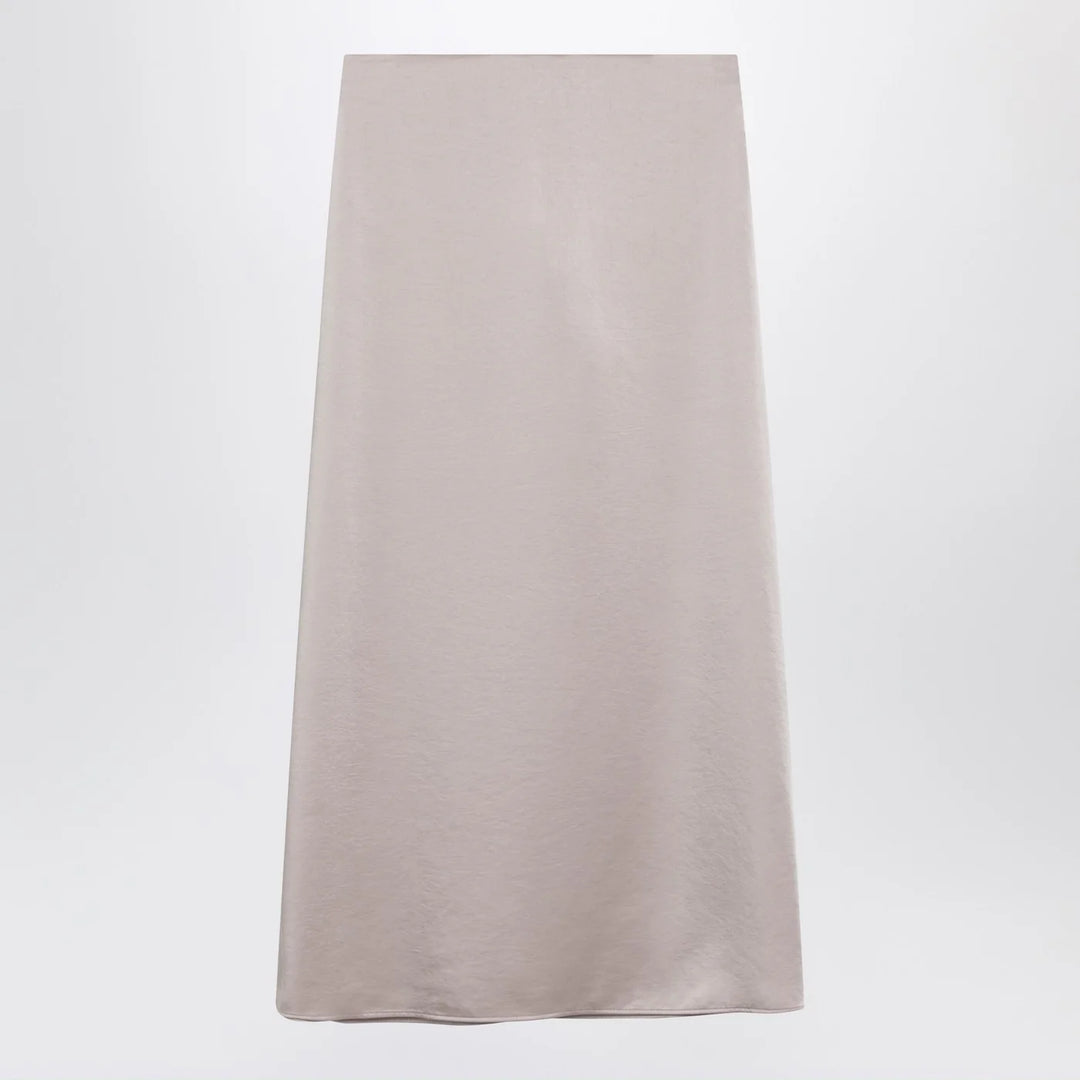 Weekend Max Mara - Blush satin midi skirt