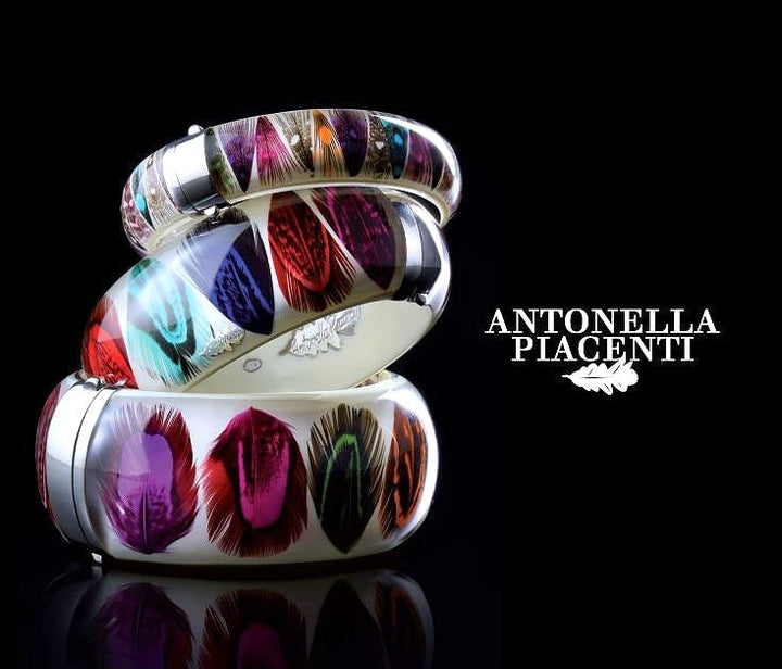 Antonella Piacenti Batik Armreif zum Öffnen 925 Silber